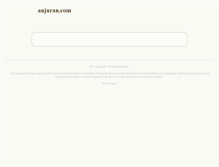 Tablet Screenshot of anjuran.com